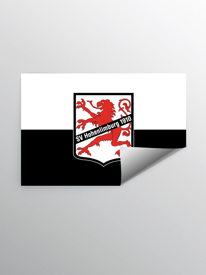 Aufkleber DIN A7 Logo
