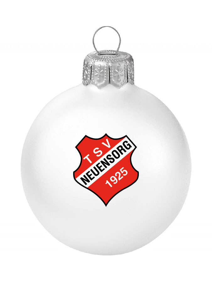 Weihnachtskugel Logo 8cm
