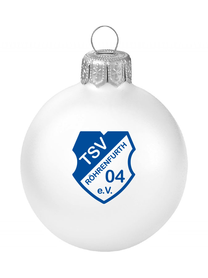 Weihnachtskugel Logo 8cm