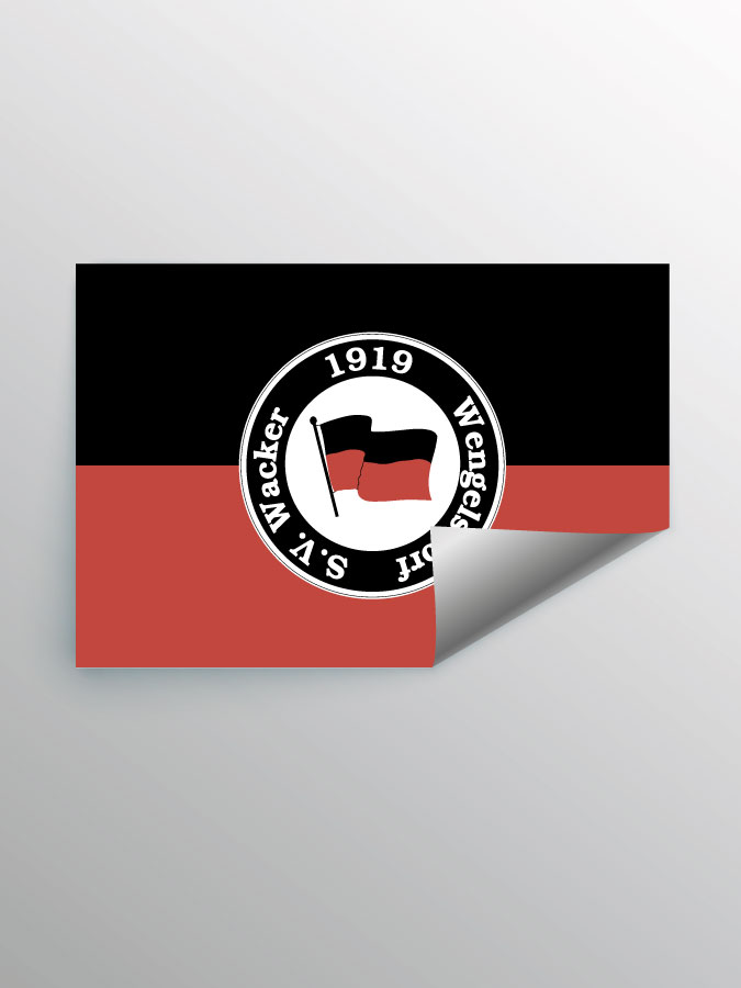 Aufkleber DIN A7 Logo