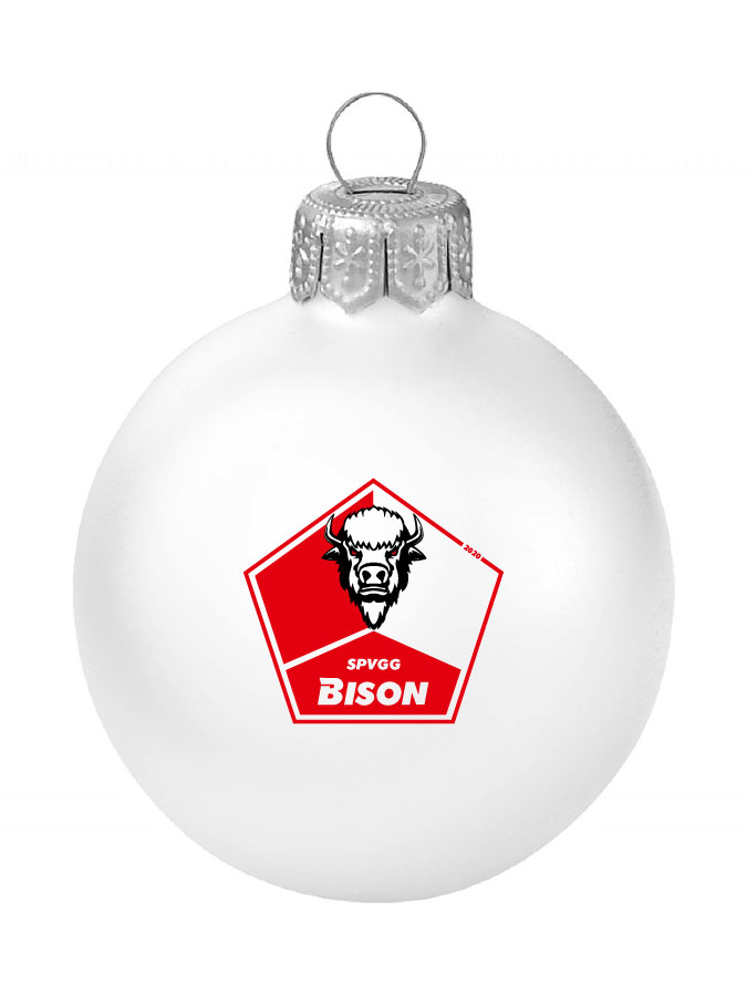 Weihnachtskugel Logo 8cm