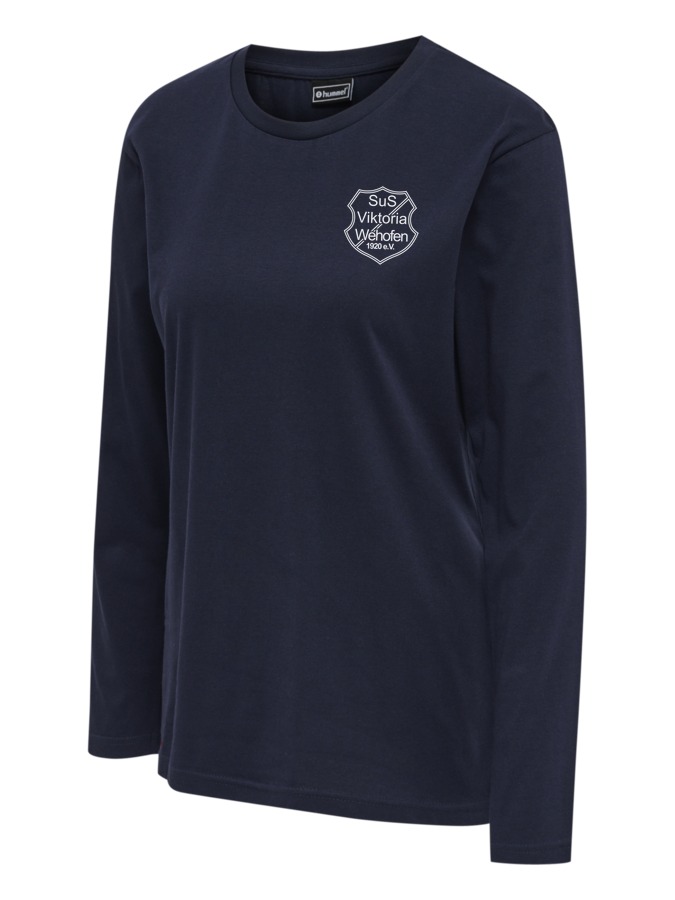Hummel Red Basic T-Shirt Langarmshirt Damen