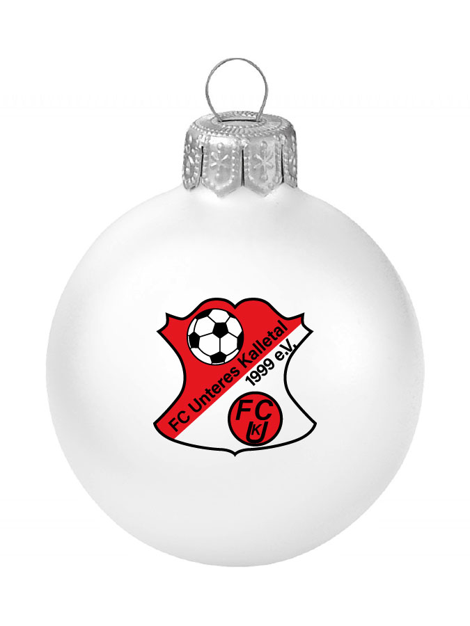 Weihnachtskugel Logo 8cm