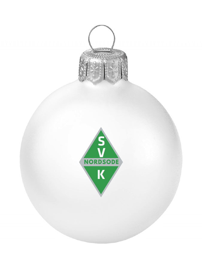 Weihnachtskugel Logo 8cm