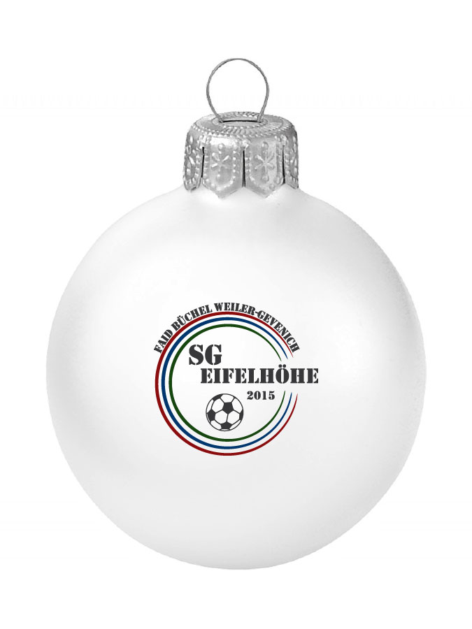 Weihnachtskugel Logo 8cm