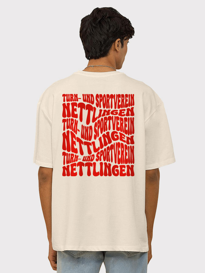 T-Shirt Oversized Wavy Herren