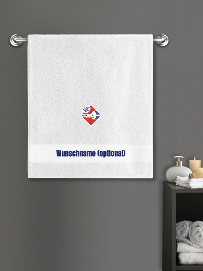 Badehandtuch Team Sticklogo