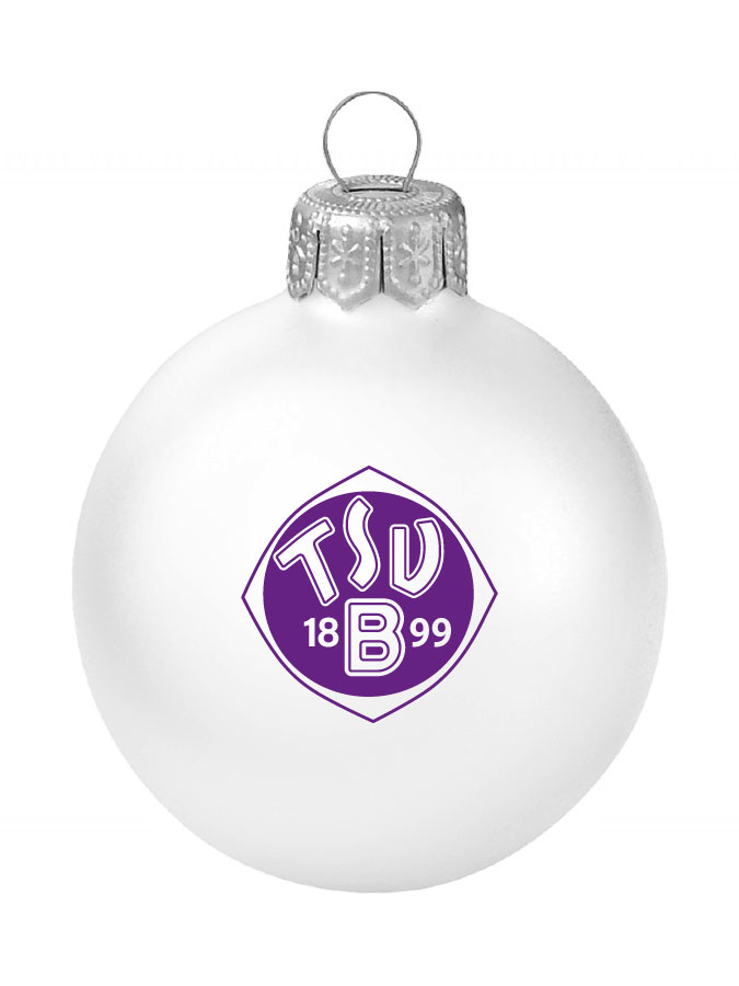 Weihnachtskugel Logo 8cm