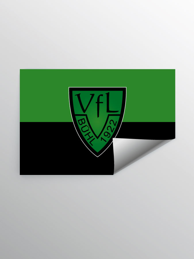 Aufkleber DIN A7 Logo