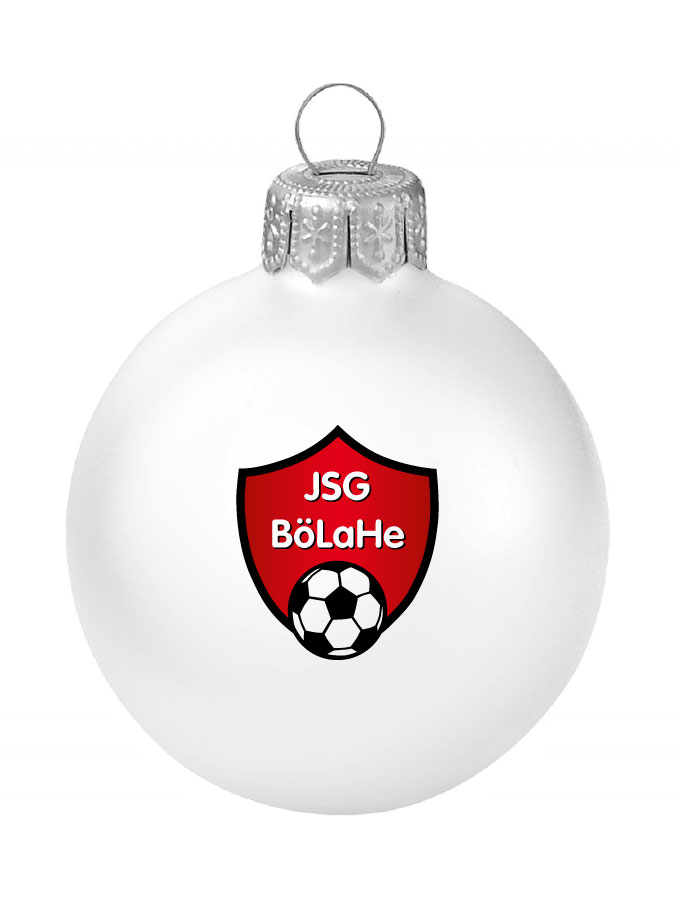 Weihnachtskugel Logo 8cm