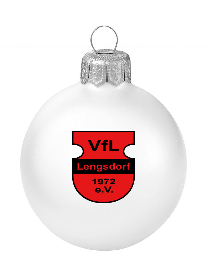 Weihnachtskugel Logo 8cm