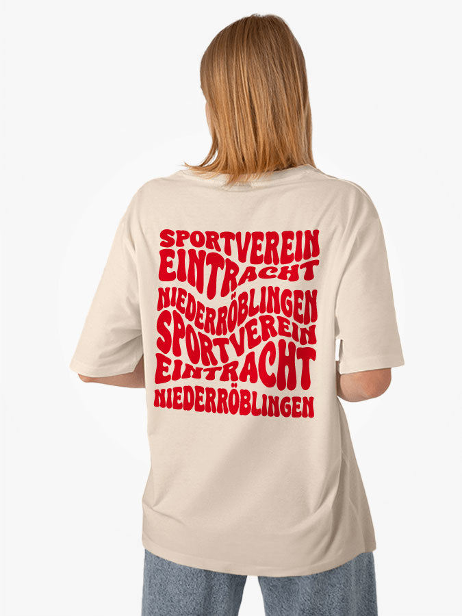Oversized Shirt Wavy Damen