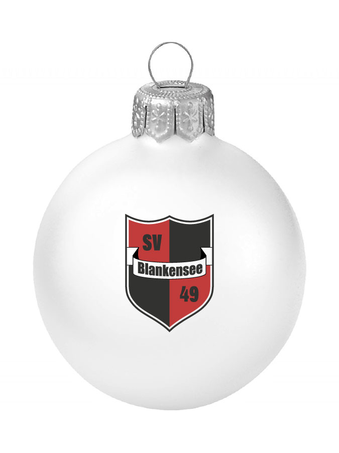 Weihnachtskugel Logo 8cm