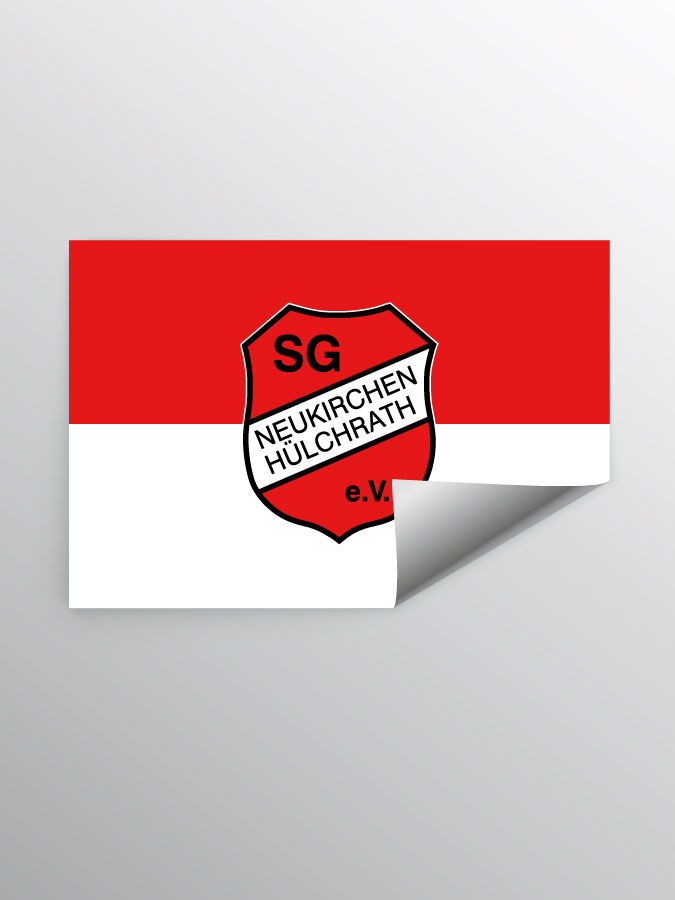 Aufkleber DIN A7 Logo