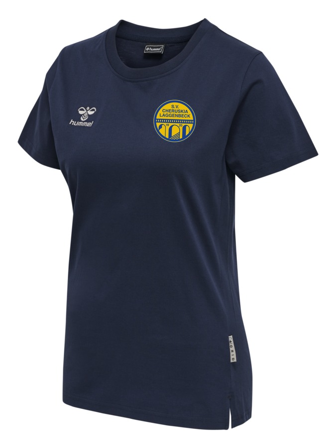 Hummel Move Grid Cotton T-Shirt Wom Damen