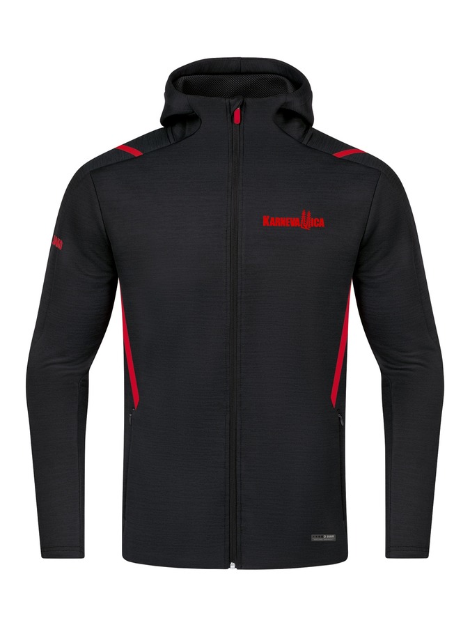 Jako Freizeitjacke Challenge mit Kapuze