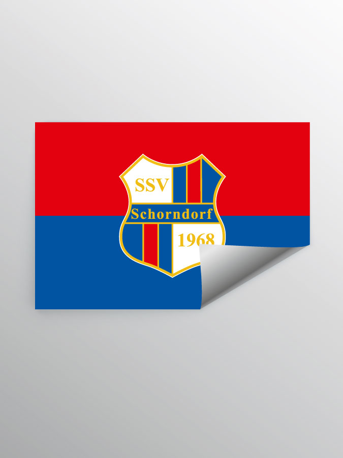 Aufkleber DIN A7 Logo