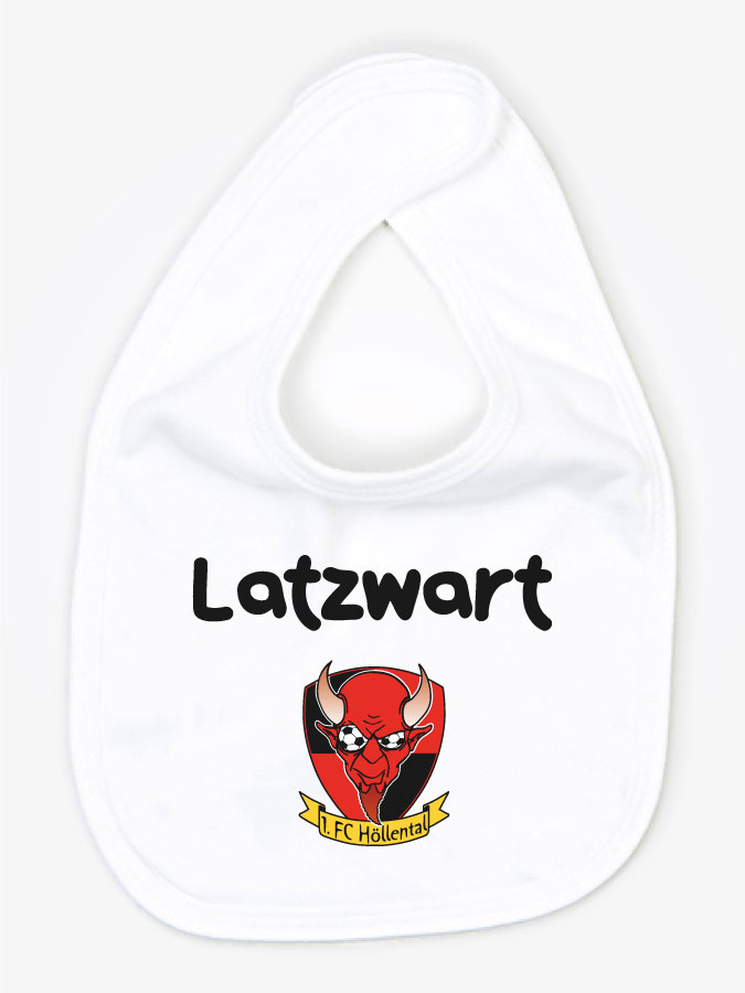 Babylätzchen Latzwart