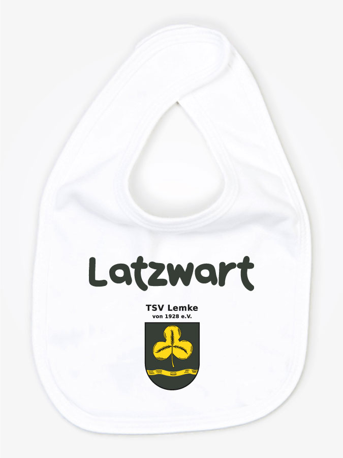 Babylätzchen Latzwart