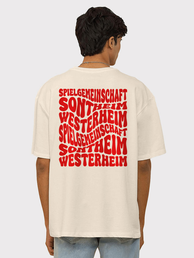 T-Shirt Oversized Wavy Herren