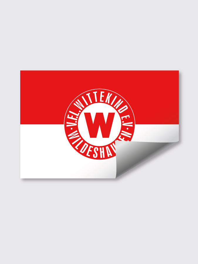 Aufkleber DIN A7 Logo