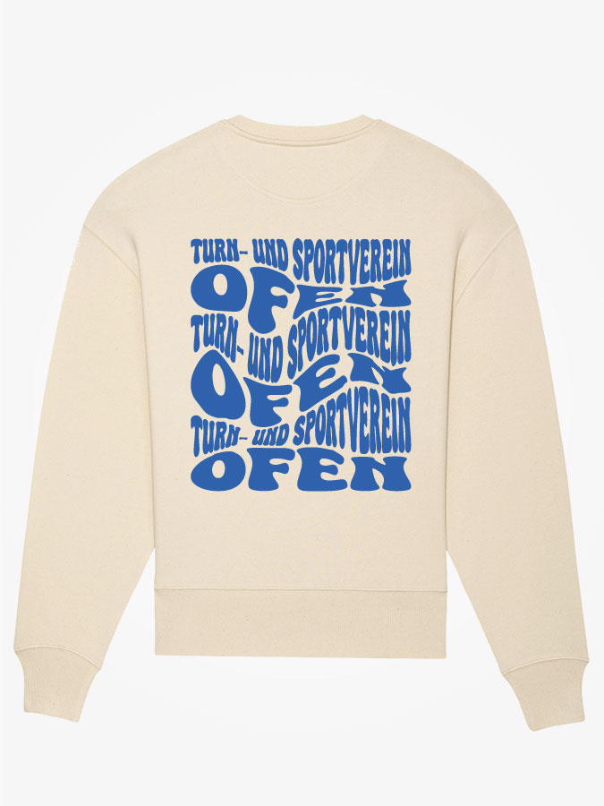 Sweatshirt Oversized Wavy Herren