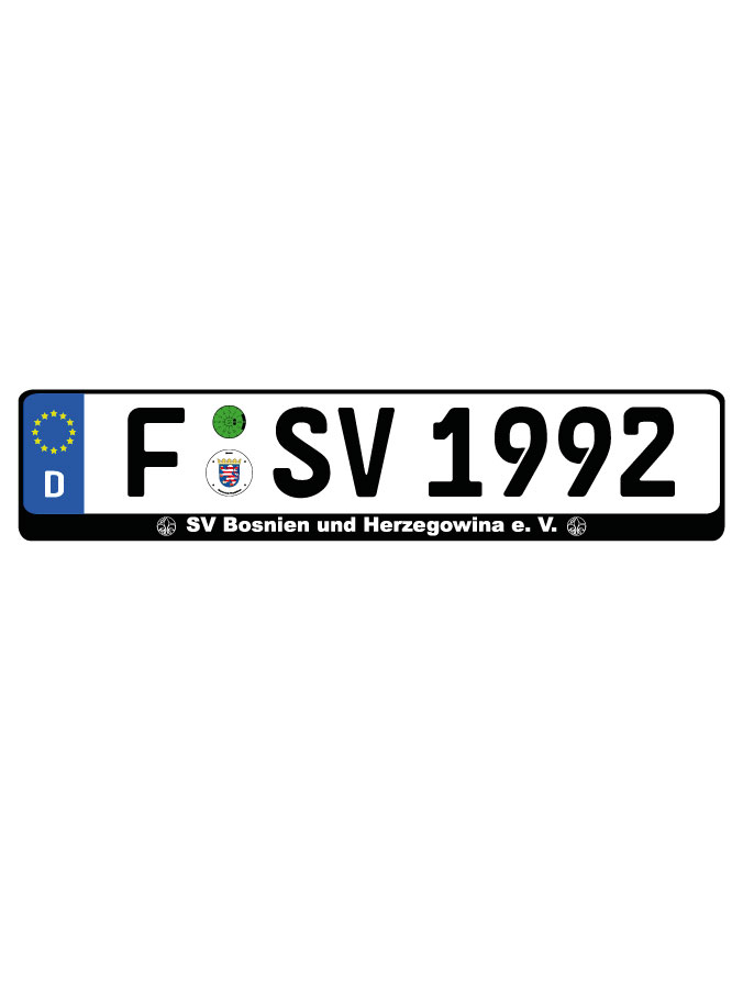 Kennzeichenhalter Kalden (2er Set)