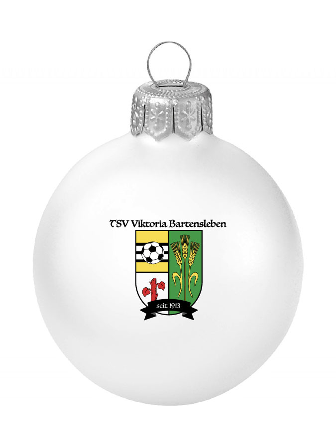 Weihnachtskugel Logo 8cm