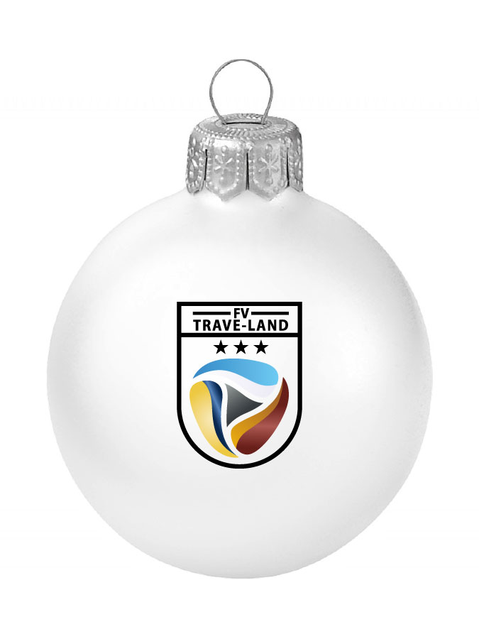 Weihnachtskugel Logo 8cm