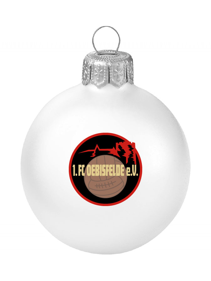 Weihnachtskugel Logo 8cm