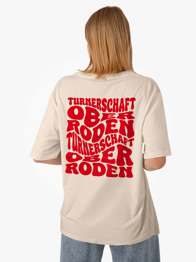 Oversized Shirt Wavy Damen