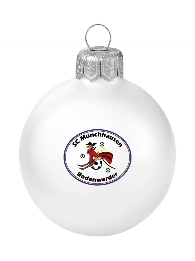 Weihnachtskugel Logo 8cm