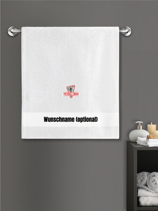 Badehandtuch Team Sticklogo