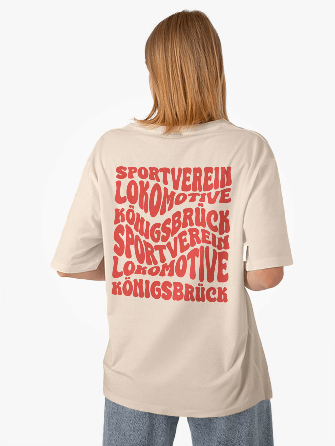 Oversized Shirt Wavy Damen