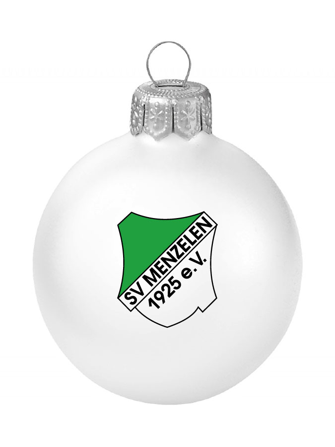 Weihnachtskugel Logo 8cm
