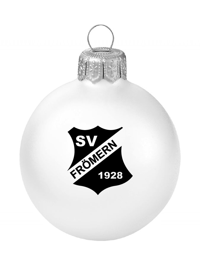 Weihnachtskugel Logo 8cm