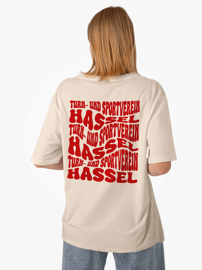 Oversized Shirt Wavy Damen