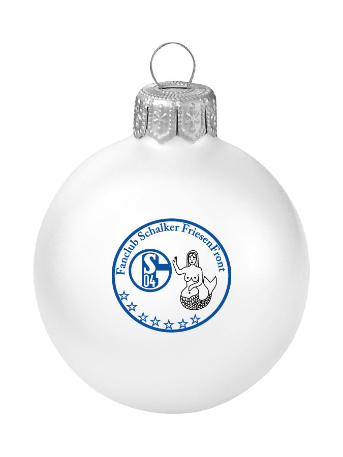 Weihnachtskugel Logo 8cm