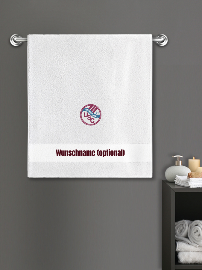 Badehandtuch Team Sticklogo