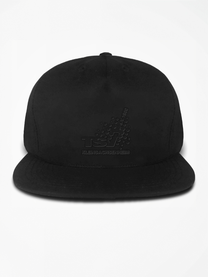 Snapback 5 Panel All Black Sticklogo