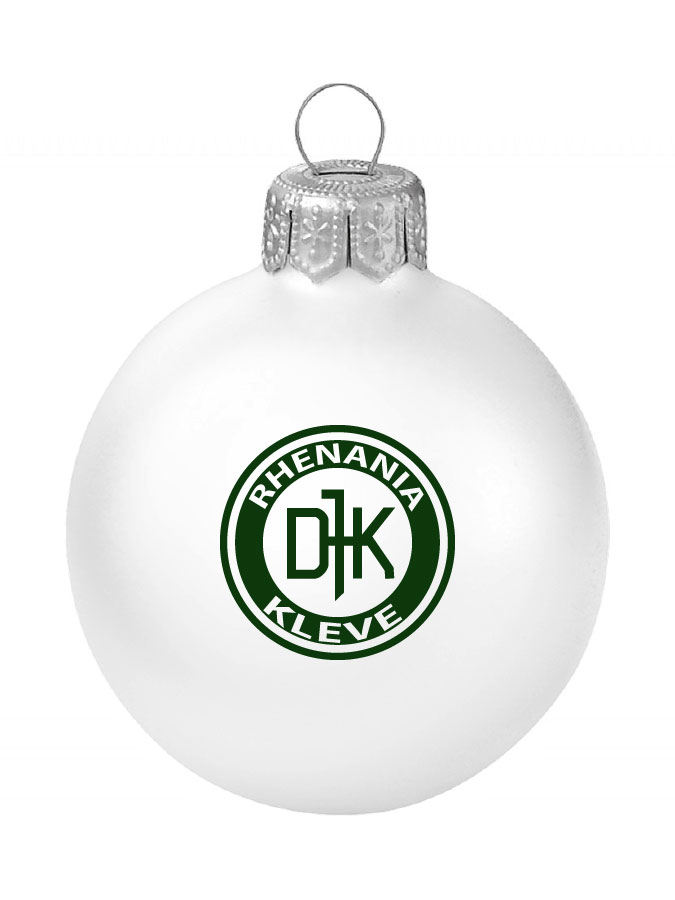 Weihnachtskugel Logo 8cm
