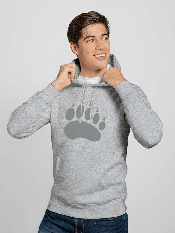 Hoodie All Grey Herren