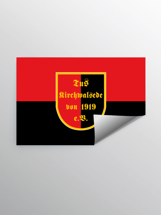 Aufkleber DIN A7 Logo
