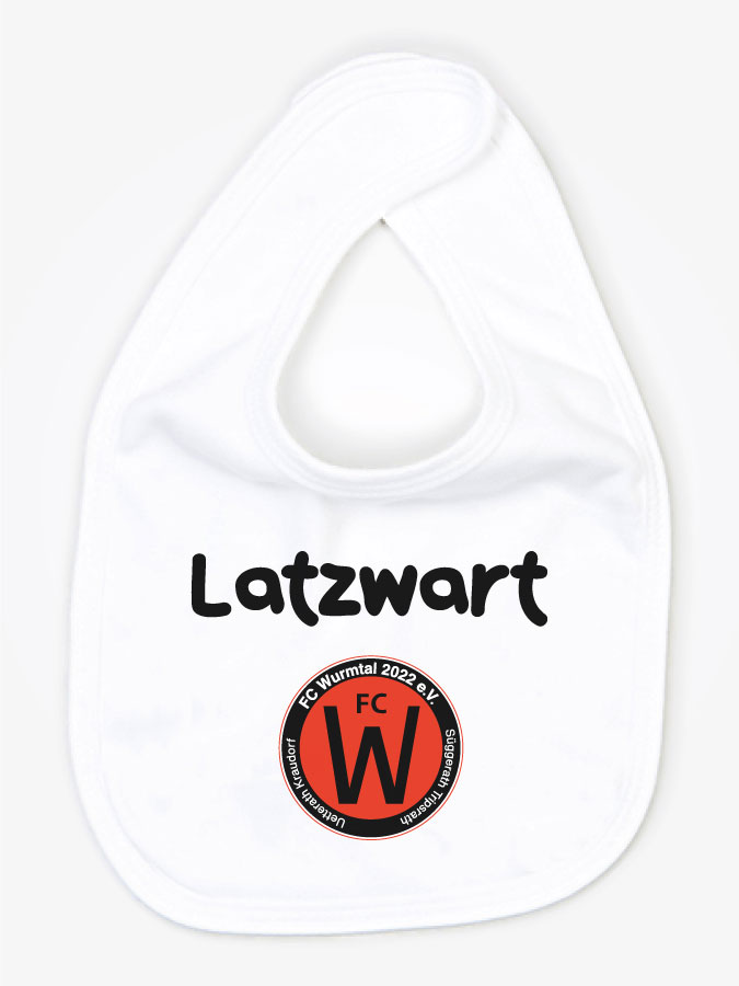 Babylätzchen Latzwart