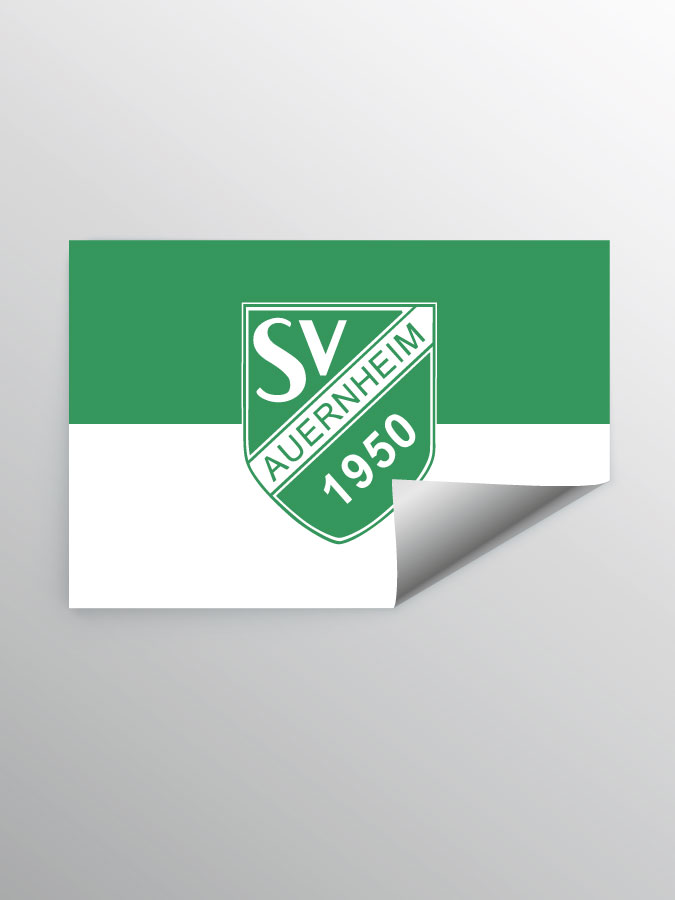 Aufkleber DIN A7 Logo