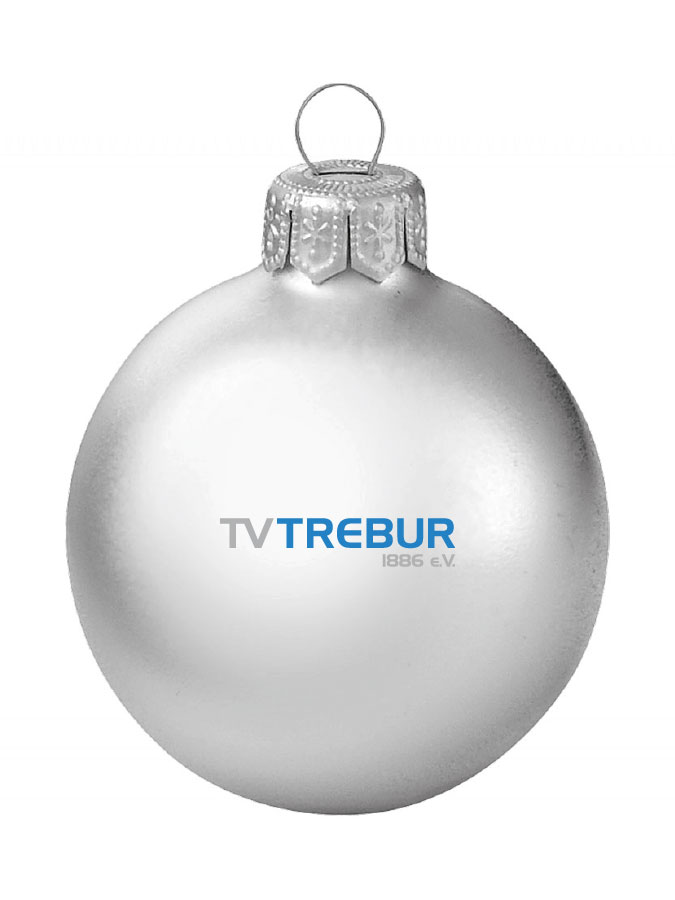 Weihnachtskugel Logo 8cm