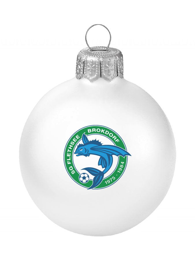 Weihnachtskugel Logo 8cm