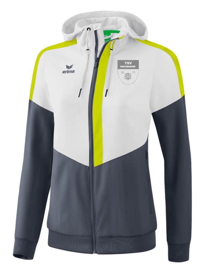 Erima Squad Tracktop Jacke mit Kapuze Damen