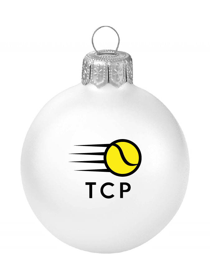 Weihnachtskugel Logo 8cm