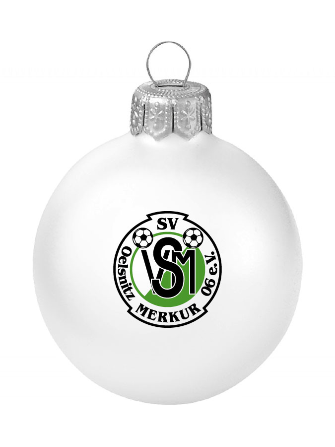 Weihnachtskugel Logo 8cm